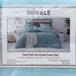 Twin duvet cover set